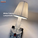 Axyaa Luxury Crystal Wall Lamp for European Villa Bedroom and Living Room