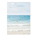 Axyaa Seagull Beach Boat Canvas Art Print for Living Room Decor