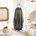Axyaa Carambola Glass Vase Hydroponics for Artificial Flowers Decor