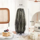 Axyaa Carambola Glass Vase Hydroponics for Artificial Flowers Decor