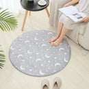 Axyaa Round Noctilucent Carpet for Living Room Decor and Kid Play Mat