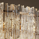 Axyaa Crystal Chandelier | Luxury Living Room Pendant Light