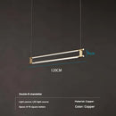 Axyaa Brass Pendant Light: Modern Minimalist Dining Table Lamp