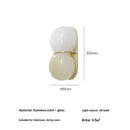 Axyaa French Cream Wind Wall Lamp for Home Hotel Living Room Corridor Mirror Light