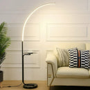 Axyaa Fishing Floor Lamp with Integrated Storage Rack