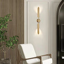Axyaa Golden Inclined Tube Wall Light for Modern Luxury Home Decor