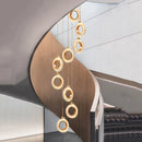 Axyaa Crystal Chandelier Pendant Light for Living Room and Bedroom