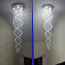 Axyaa Luxury LED Crystal Chandelier for Villas, Hotels, and Bedrooms
