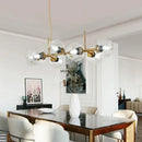 Axyaa Glass Bubble Molecule LED Pendant Chandelier