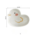 Axyaa Rabbit Plate for Kids - Cute Animal Design - Durable Baby Plate