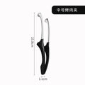 Axyaa Silicone Handle Stainless Steel Food Tongs