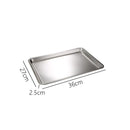 Axyaa Stainless Steel Food Tray for Kitchen Organization and Serving