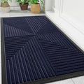 Axyaa Rubber Entrance Doormats: Non-slip Heavy Duty Outdoor Mats