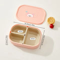 Axyaa 3-Grid Microwave Lunch Box Stackable Food Container