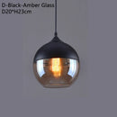 Axyaa Retro Glass LED Pendant Chandelier for Bedroom Dining Room Bar Restaurant