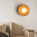 Axyaa Wood LED Wall Sconce Modern Applique Da Pared
