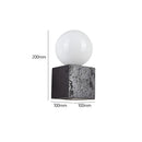 Axyaa Black Hole Stone Modern Wall Light Sconce for Bedroom, Living Room