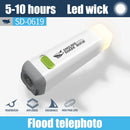 Axya USB Rechargeable Waterproof LED Flashlight Power Bank - Ideal for Camping, Hiking, Fishing