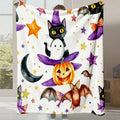 Axyaa Halloween Flannel Blanket | Autumn Winter Warm Gift Blanket