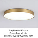 Axyaa Round LED Ceiling Light for Modern Living Spaces