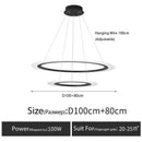 Axyaa Modern Living Room Chandelier LED Indoor Lighting Bedroom Decor