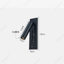 Axyaa LED Adjustable Angle Wall Lamp with USB Charging Port