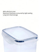 Axyaa 2.8L Airtight Food Storage Jars - Set of 4 with Labels and Pen