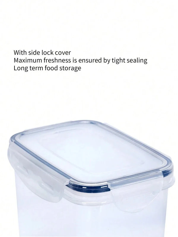 Axyaa 2.8L Airtight Food Storage Jars - Set of 4 with Labels and Pen