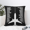 Axyaa Pilot Print Sofa Cushion Cover - Home Party Car Bed Decor