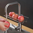 Axyaa Stainless Steel Sink Rack Sponge Soap Holder Drying Shelf Dish Organizer