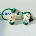 Axyaa Cartoon Bear Silicone Straw Plug for Starbucks Cup