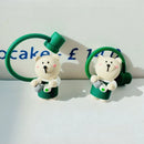 Axyaa Cartoon Bear Silicone Straw Plug for Starbucks Cup