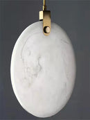 Axyaa Modern Luxury Marble LED Chandelier for Large Staircase and Lobby