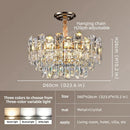Axyaa Modern Crystal Chandelier Pendant Lighting for Dining Room and Living Room
