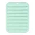 Axyaa Silicone Wave Pattern Drain Pad for Kitchen and Household - Heat-Resistant Non-Deformable Drain Pad