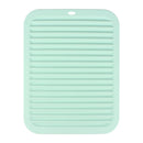 Axyaa Silicone Wave Pattern Drain Pad for Kitchen and Household - Heat-Resistant Non-Deformable Drain Pad