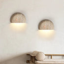 Axyaa Vintage Wabi Sabi LED Wall Lamp Yellow Travertine Living Room Lights