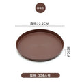 Axyaa Nordic Plastic Round Tray for Kitchen and Dining, Anti-Scald Bread Cake Plate