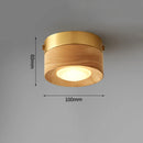 Axyaa Luxury Chinese Style Ceiling Lamp Wooden Retro Tube Living Room Decoration