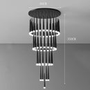 Axyaa Modern Stair Pendant Lights Chandelier LED Ceiling Lamp for Living Room