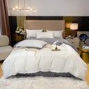 Axyaa 100% Cotton Bedding Set: Duvet Cover, Sheet, Pillowcases. Various Sizes Available.