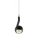 Axyaa LED Pendant Lamp: Adjustable Height Round Hanging Light for Living Room