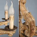 Axyaa Wooden Chandelier: Rustic Country Style for Homes, Hotels & S. Spaces