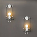 Axyaa Human-shaped Swing Wall Light E27 for Bedroom Living Room Corridor Dining Room