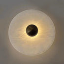 Axya Minimalist Marble Round Wall Lamp for Living Room, Bedroom, Corridor & Aisle