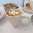 Axyaa Delicate Latte Art Coffee Mug Tea Set Breakfast Milk Oatmeal Cup