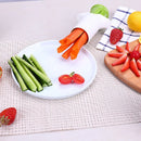 Axya Cucumber Strip Cutter Stainless Steel Blade Vegetable Divider Carrot Slicer