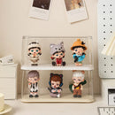 Axyaa Acrylic Showcase Action Figures Display Case Mini Toy Storage Cabinet