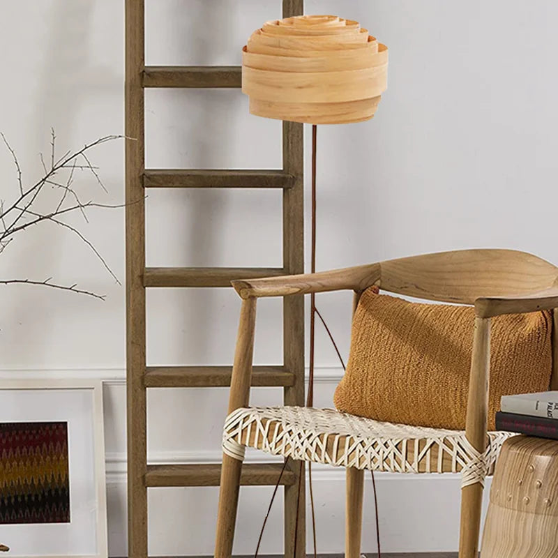 Axyaa Wabi Sabi LED Floor Lamp for Home Decor and Ambient Lighting