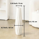 Axyaa 24" Tall Ceramic Floor Vase - Modern Large Decorative Vase for Home and Office